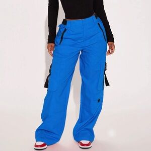 Keep It On The Low Cargo Pants - Royal